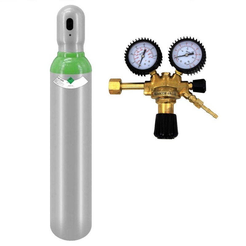 Argon Bouteille De Gaz De Protection Argon 10 L Mix Ar/CO2 Avec